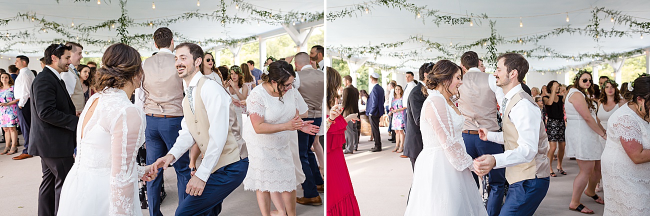 Bride and groom fun at Parmelee Farm Wedding in Killingworth CT by Jamerlyn Brown Photography