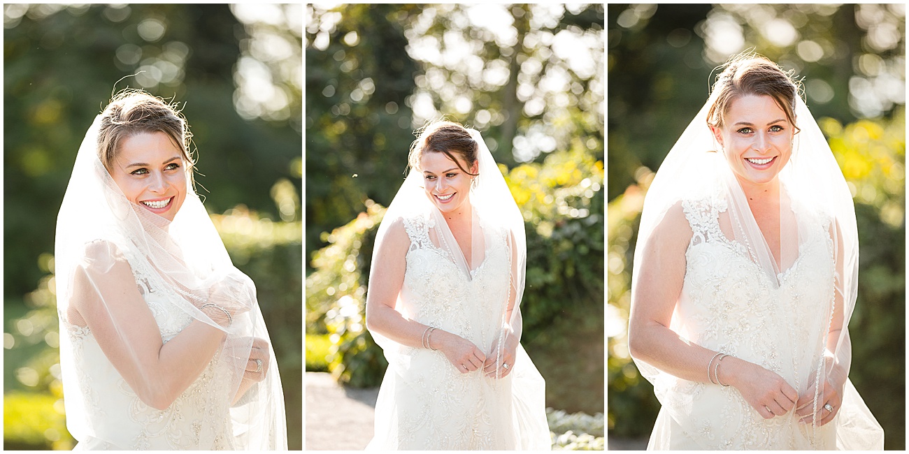 Beautiful Bridal Portraits at Eolia Mansion Wedding in Waterford CT by Jamerlyn Brown Photography