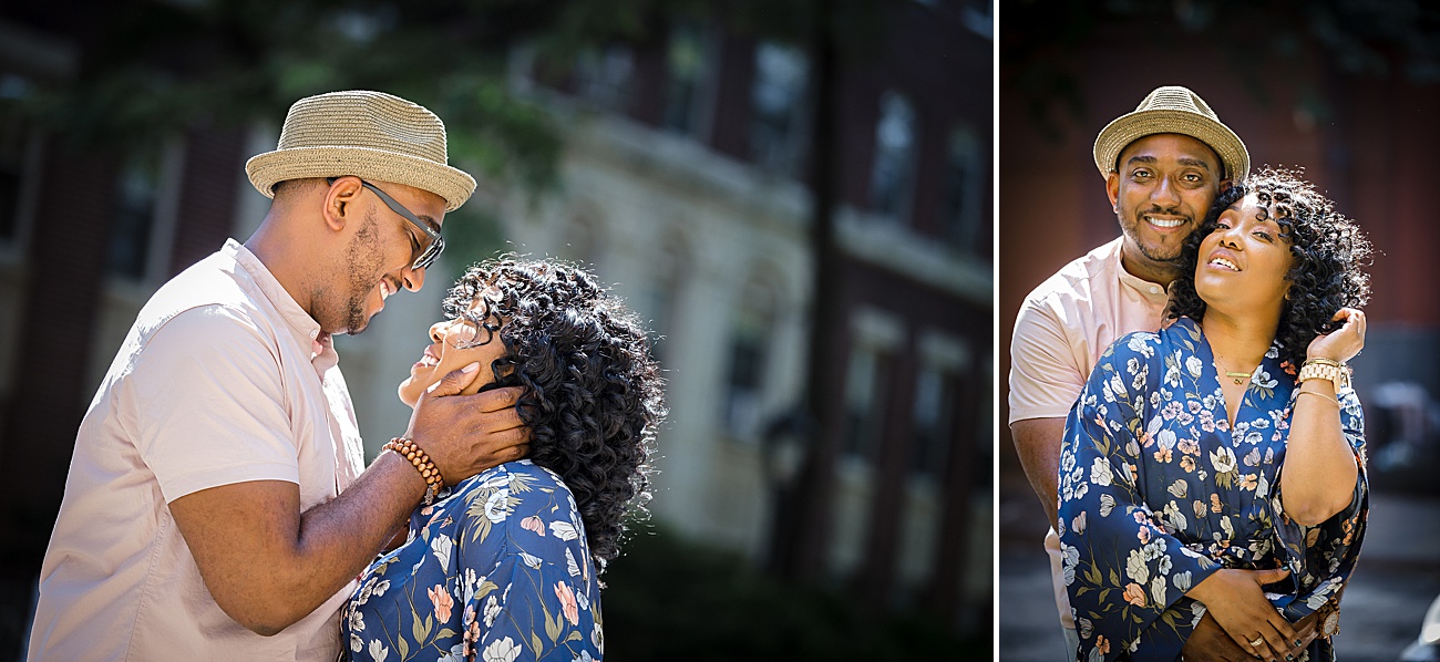 Brooklyn Bride Park Engagement Session in New York City by Jamerlyn Brown Photography