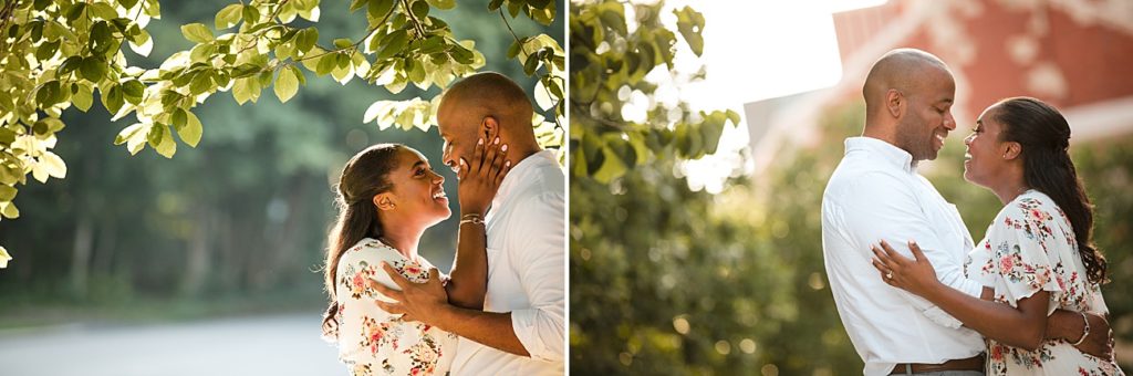 Couple in love Yale University engagement session by Jamerlyn Brown Photography