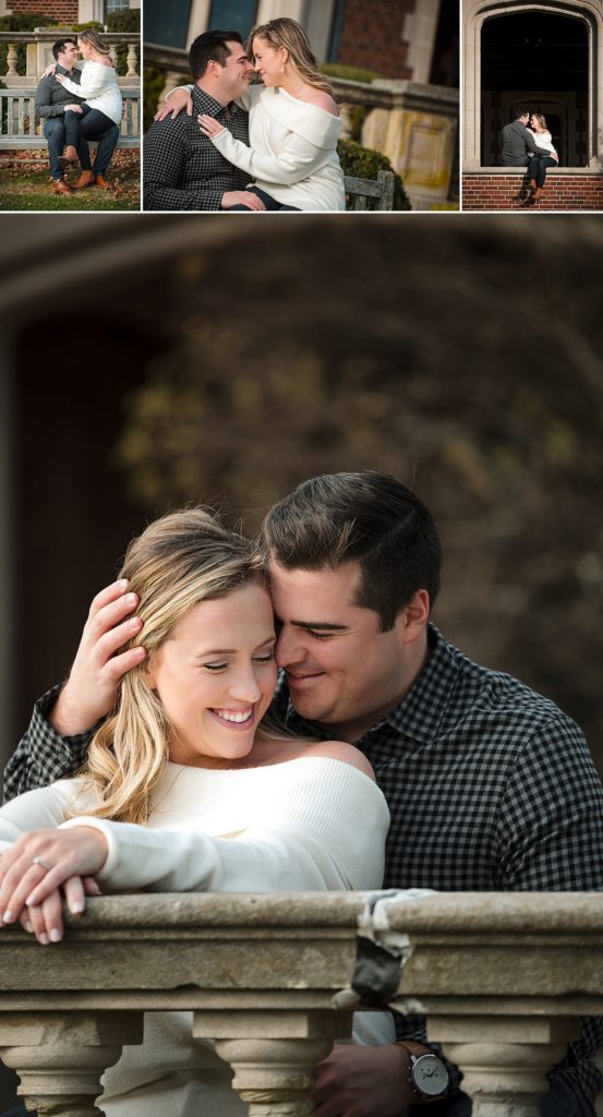 Engagement session by Jamerlyn Brown Photography at Waveny Park