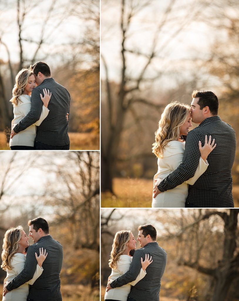 Romantic engagement session at Waveny Park by Jamerlyn Brown Photography