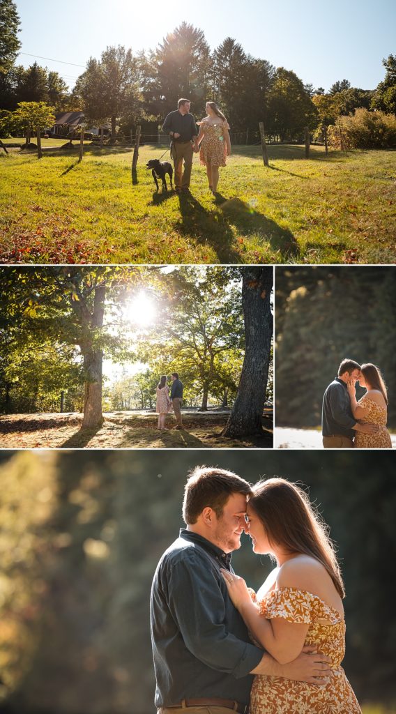 Engagement session at Lake Wintergreen by Jamerlyn Brown Photography